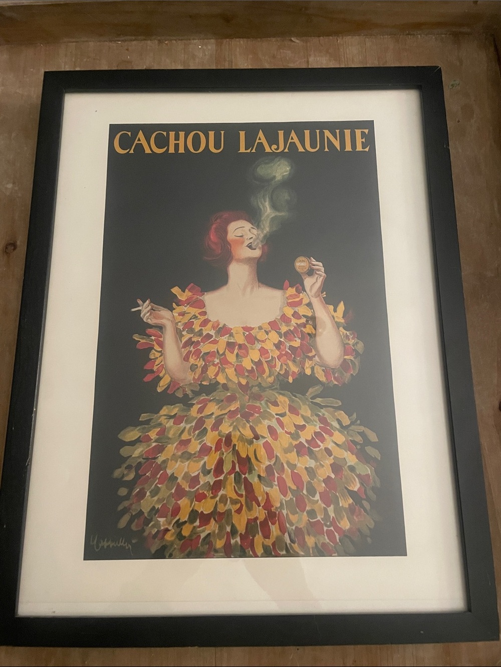 Poster - Red, Yellow & Black Costume Illustration Cachou Lajaunie